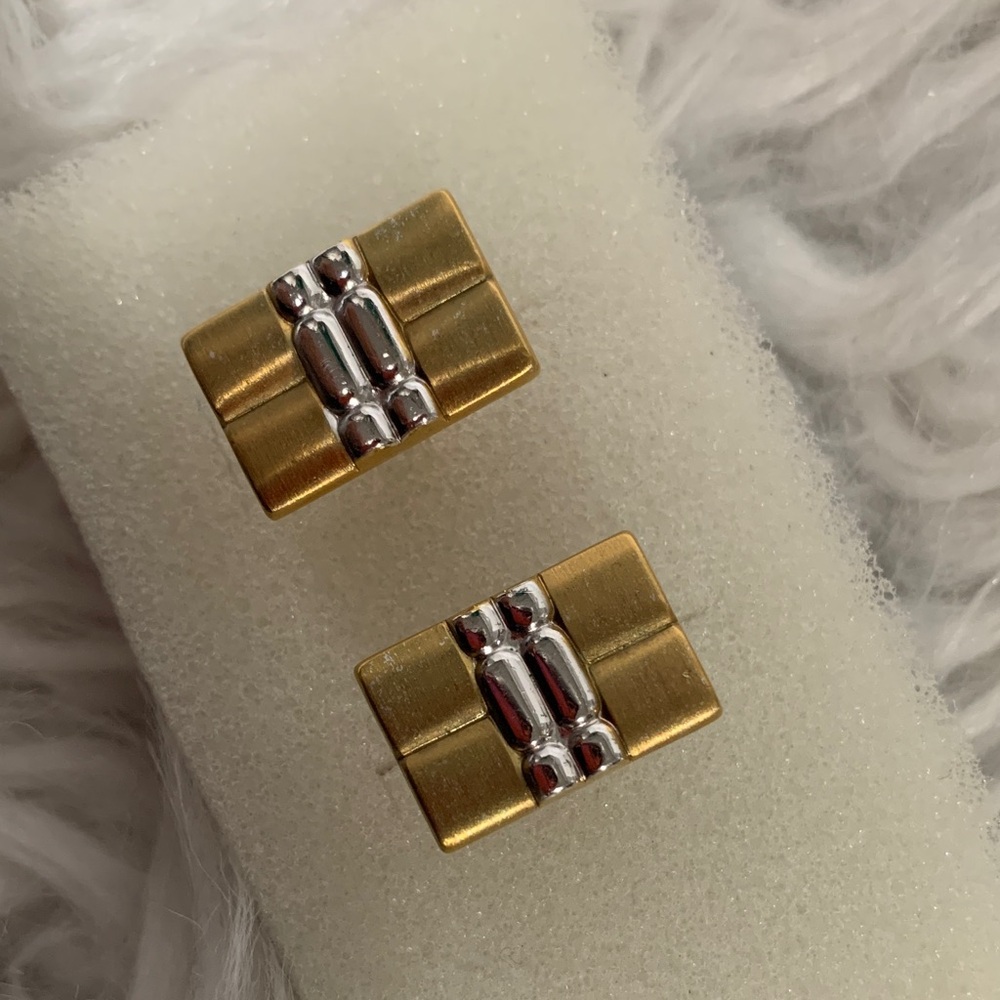BALLY Cufflinks Gold/silvertone